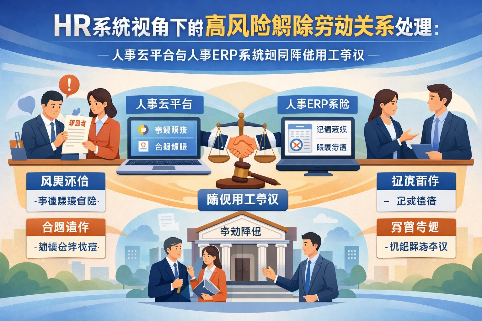 HR系统视角下的高风险解除劳动关系处理：人事云平台与人事ERP系统如何降低用工争议