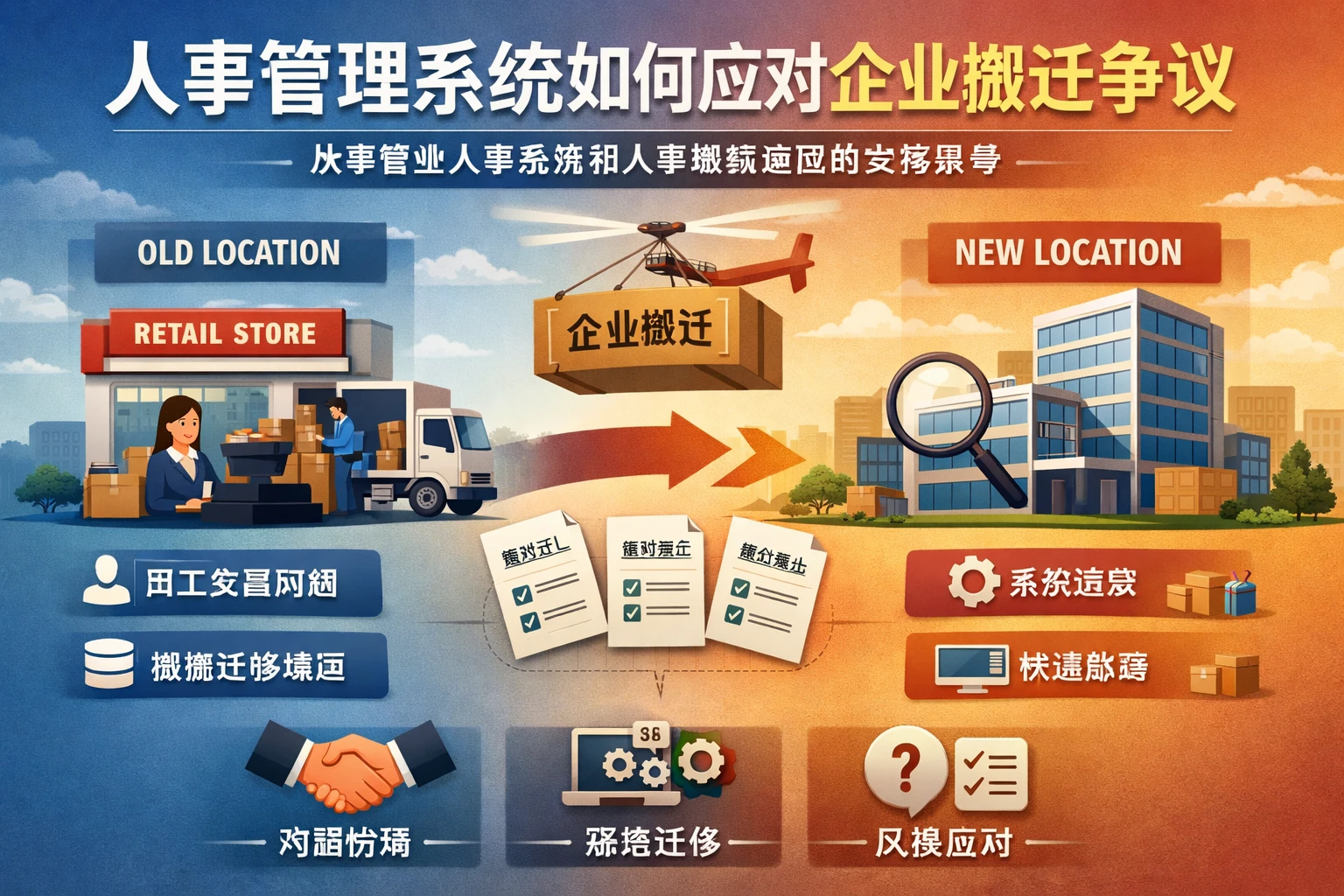 人事管理系统如何应对企业搬迁争议：从零售业人事系统到人事系统选型的实务思考