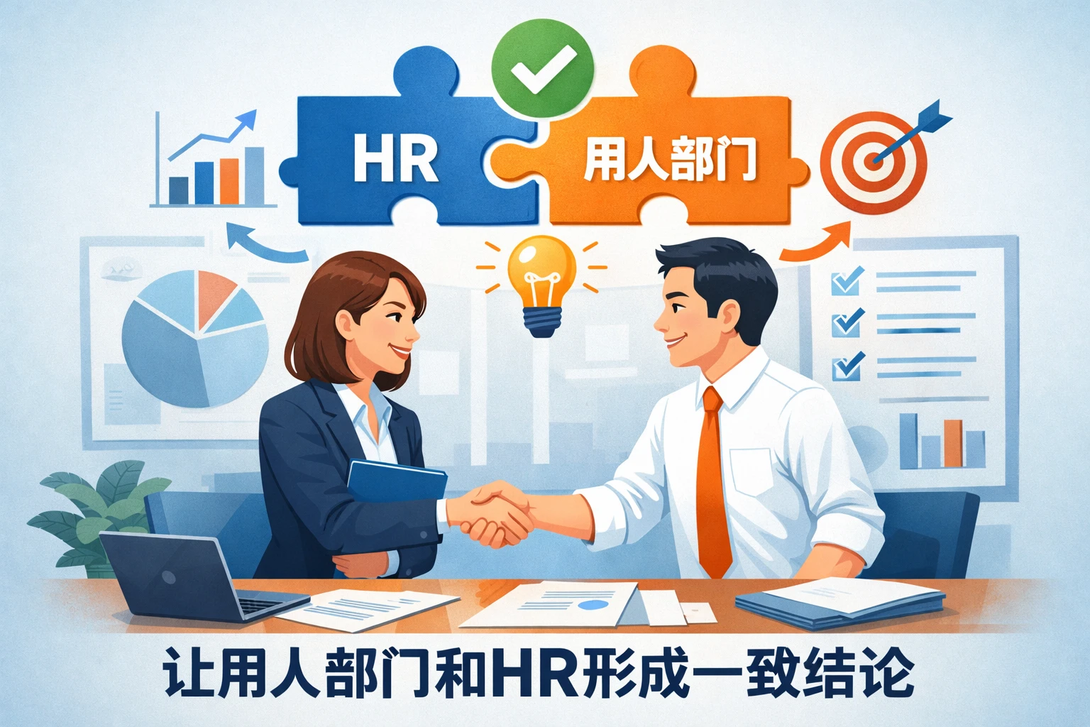 让用人部门和HR形成一致结论