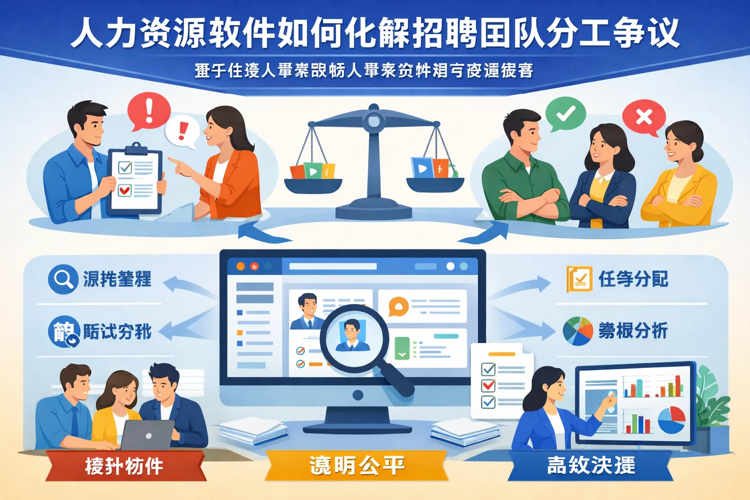 人力资源软件如何化解招聘团队分工争议——基于在线人事系统的人事系统评测与实践思考