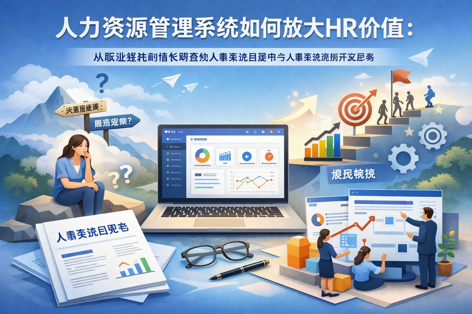 人力资源管理系统如何放大HR价值:从职业迷茫到增长路径的人事系统白皮书与人事系统定制开发思考