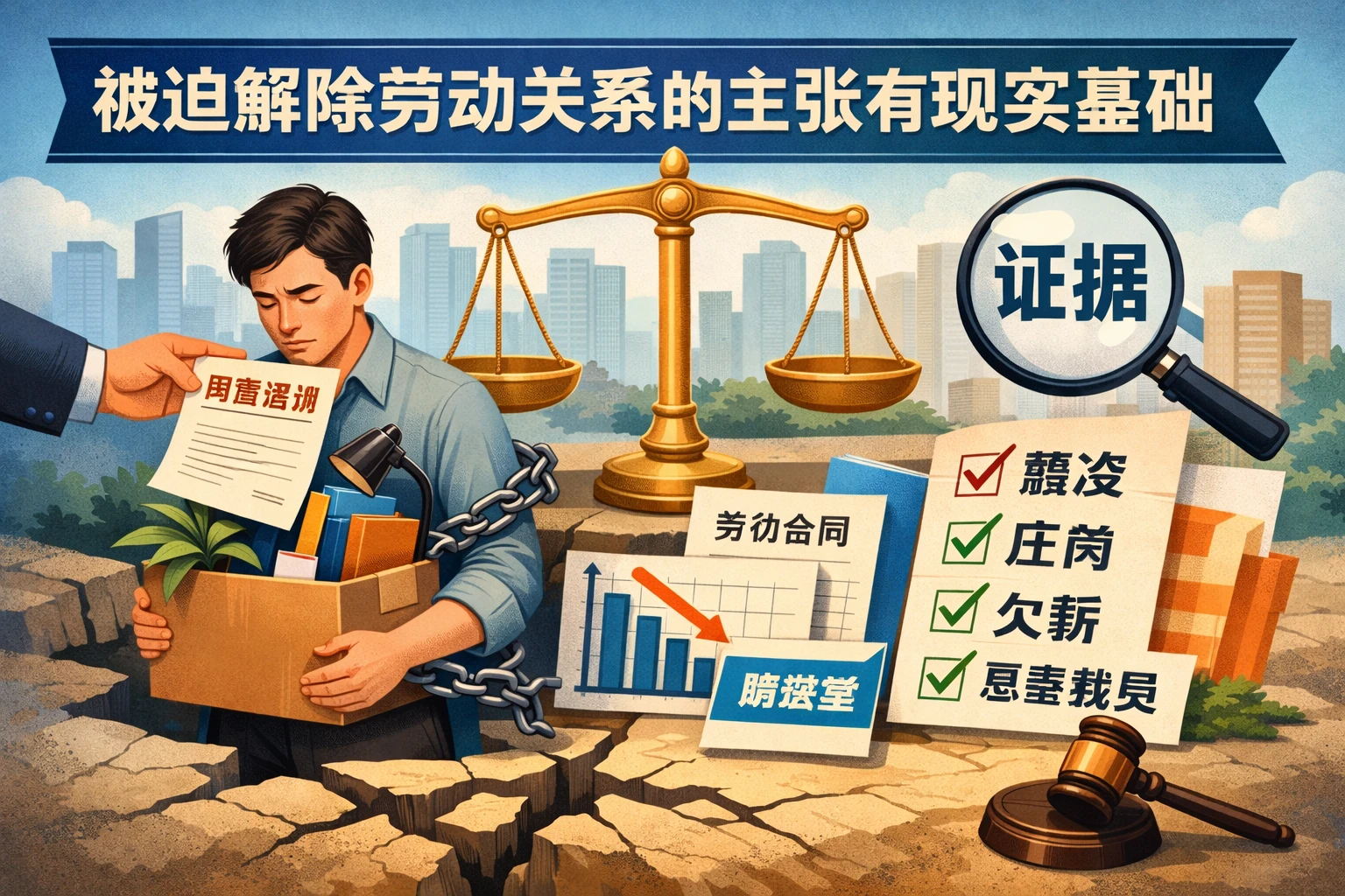 被迫解除劳动关系的主张有现实基础