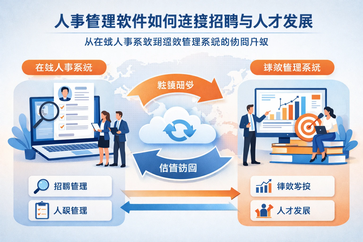 人事管理软件如何连接招聘与人才发展：从在线人事系统到绩效管理系统的协同升级