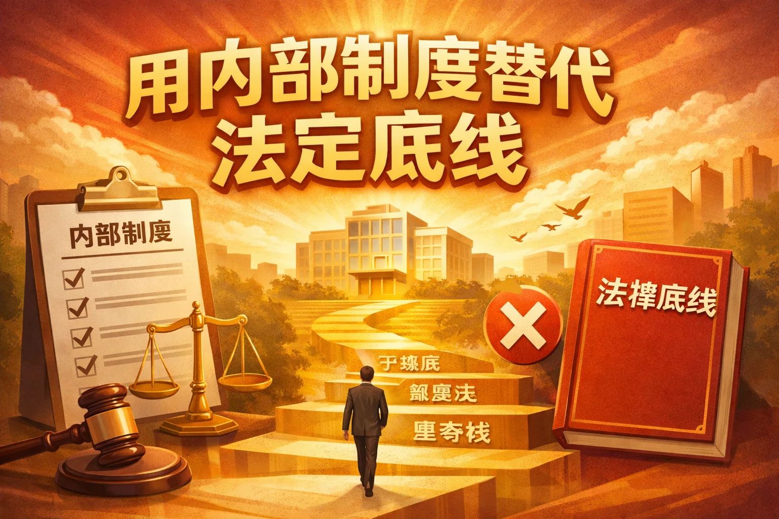 用内部制度替代法定底线