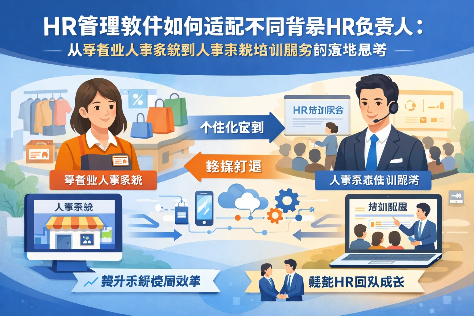 HR管理软件如何适配不同背景HR负责人：从零售业人事系统到人事系统培训服务的落地思考