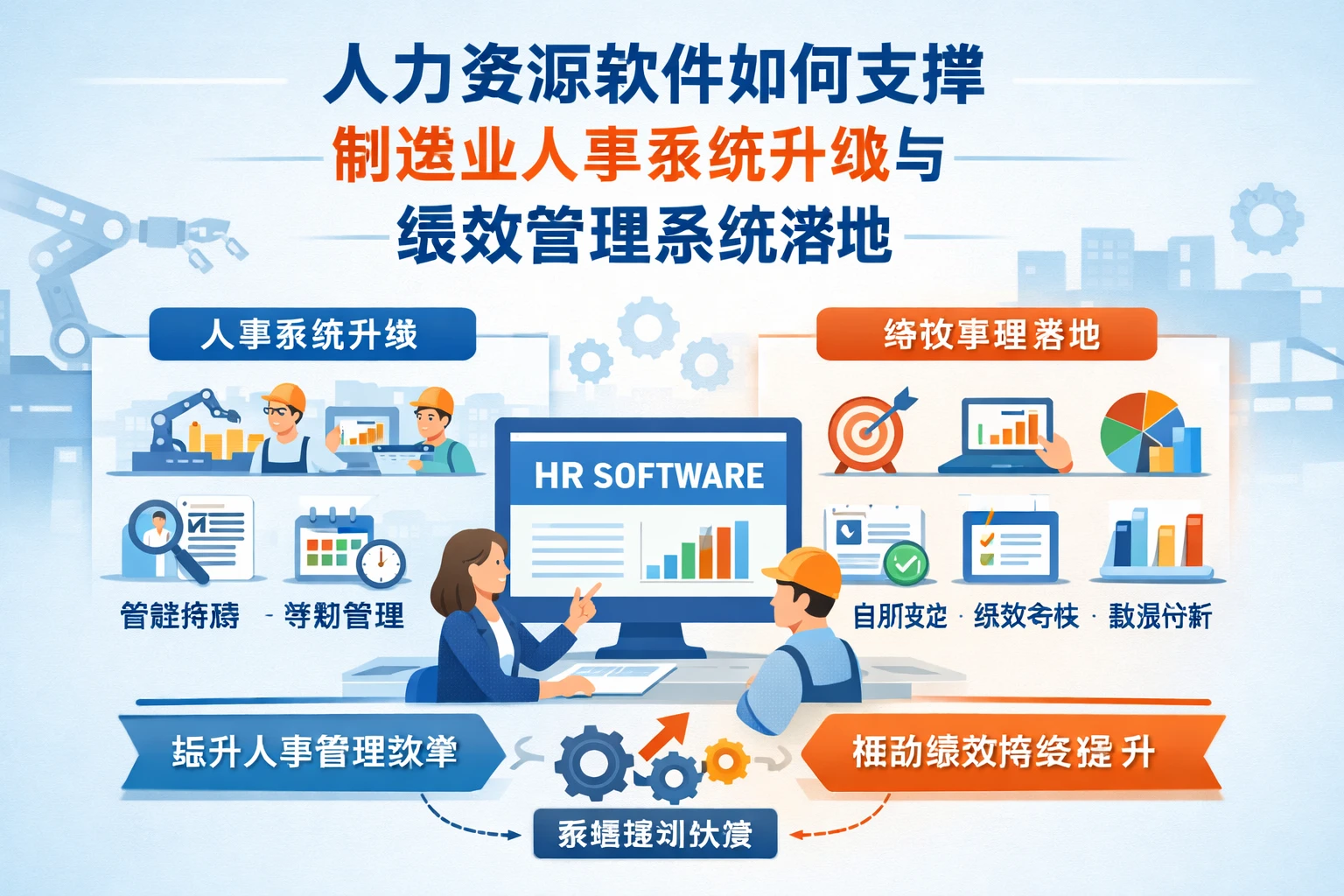 人力资源软件如何支撑制造业人事系统升级与绩效管理系统落地
