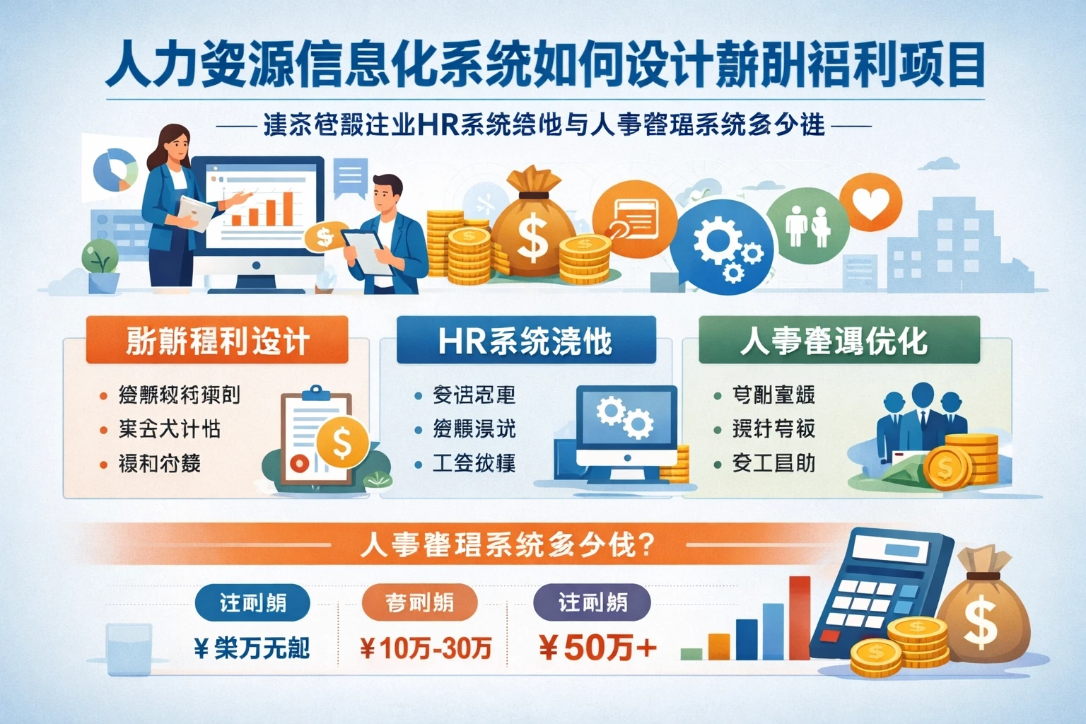 人力资源信息化系统如何设计薪酬福利项目：兼谈连锁企业HR系统落地与人事管理系统多少钱