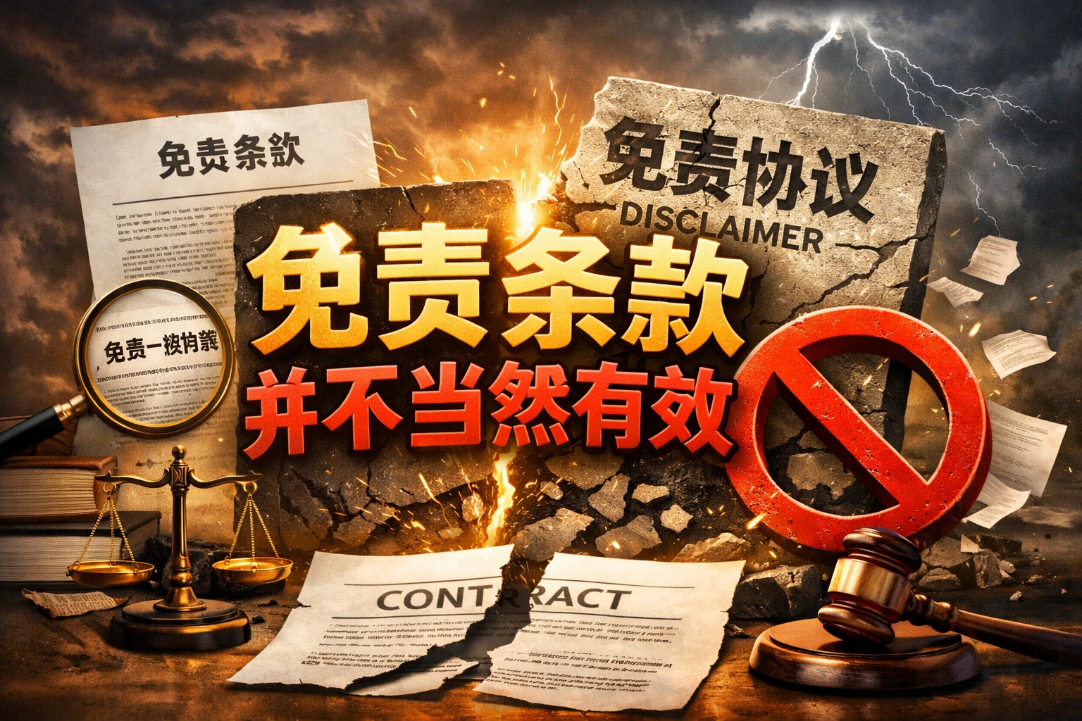 免责条款并不当然有效