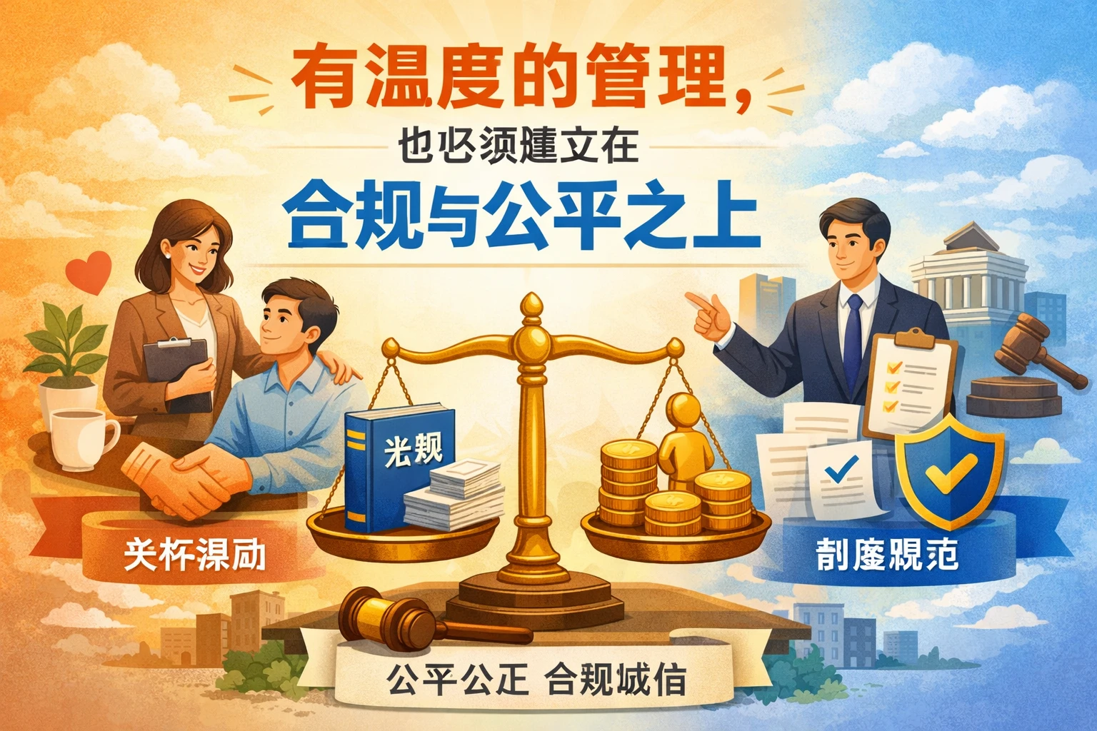 有温度的管理，也必须建立在合规与公平之上