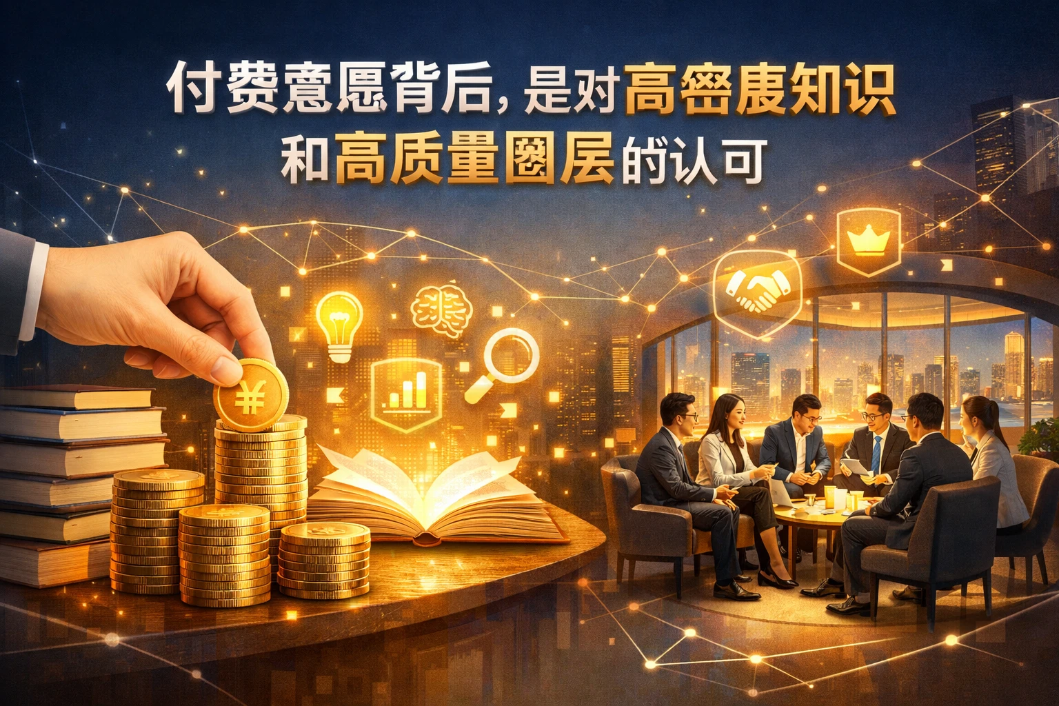 付费意愿背后，是对高密度知识和高质量圈层的认可