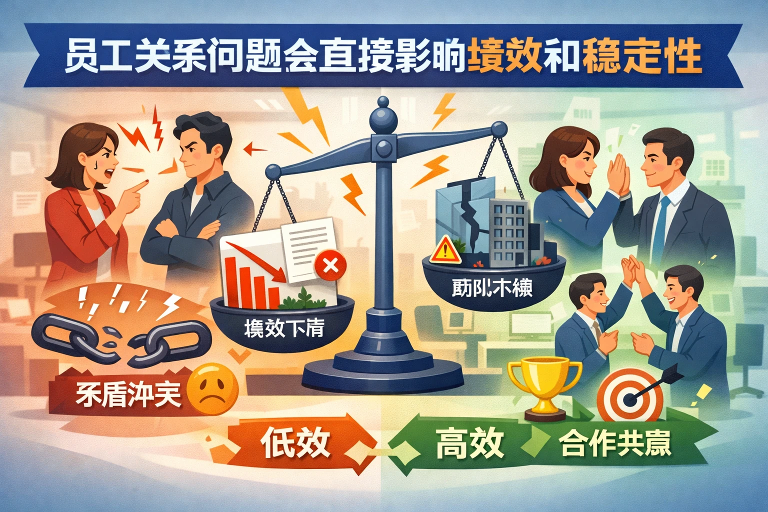 员工关系问题会直接影响绩效和稳定性