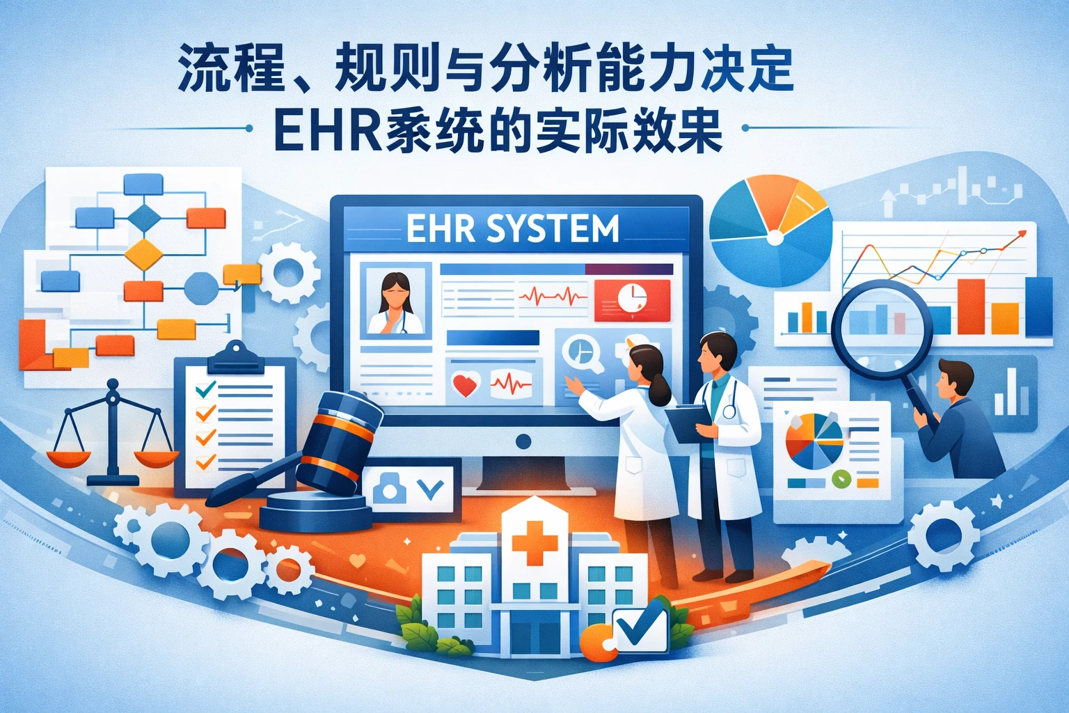 流程、规则与分析能力决定ehr系统的实际效果