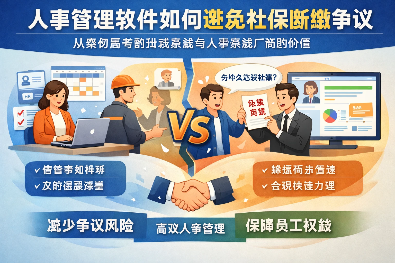 人事管理软件如何避免社保断缴争议:从案例看考勤排班系统与人事系统厂商的价值
