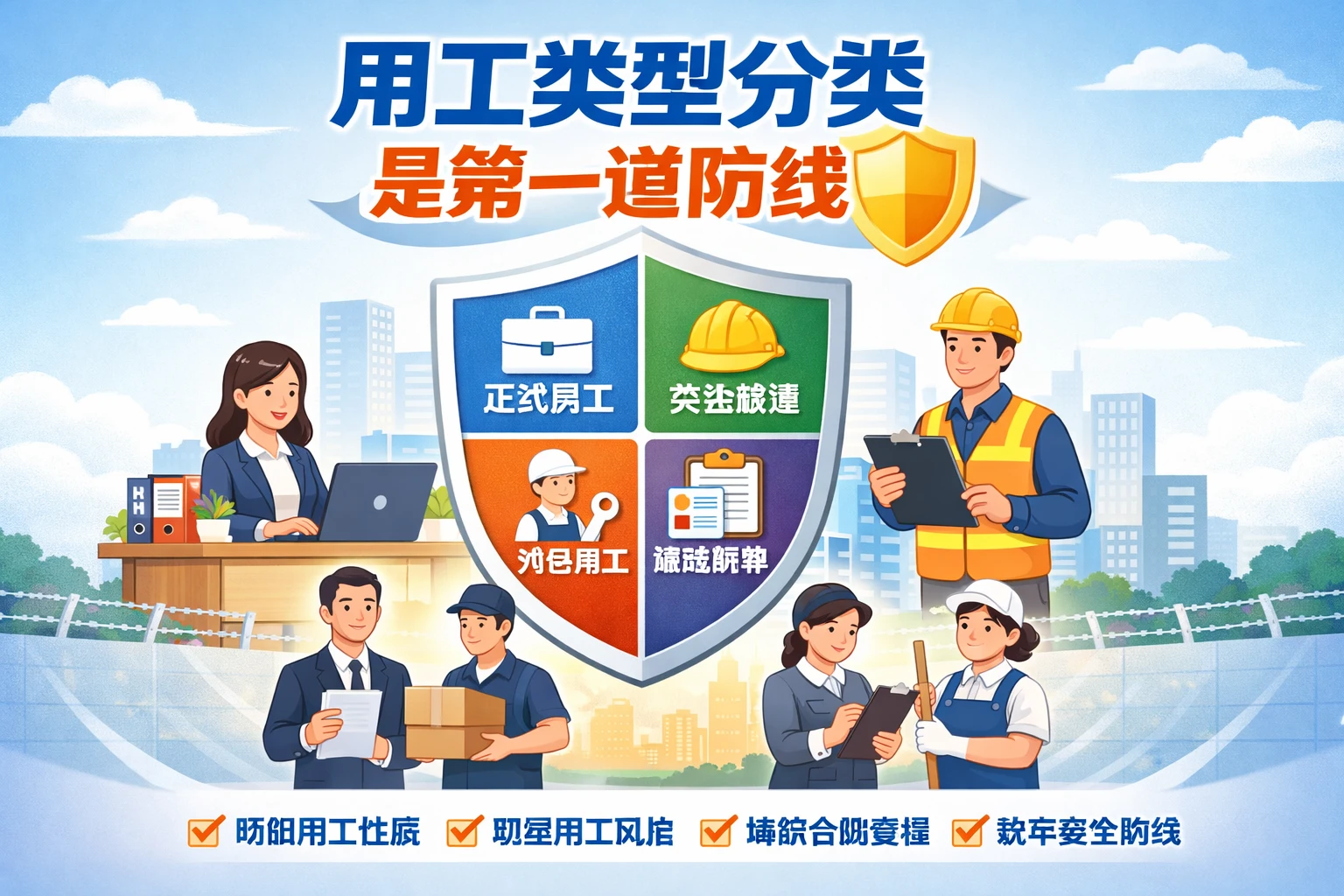 用工类型分类,是第一道防线