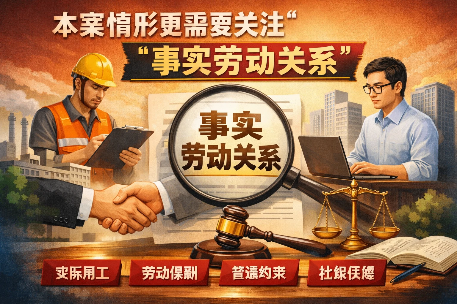 本案情形更需要关注“事实劳动关系”