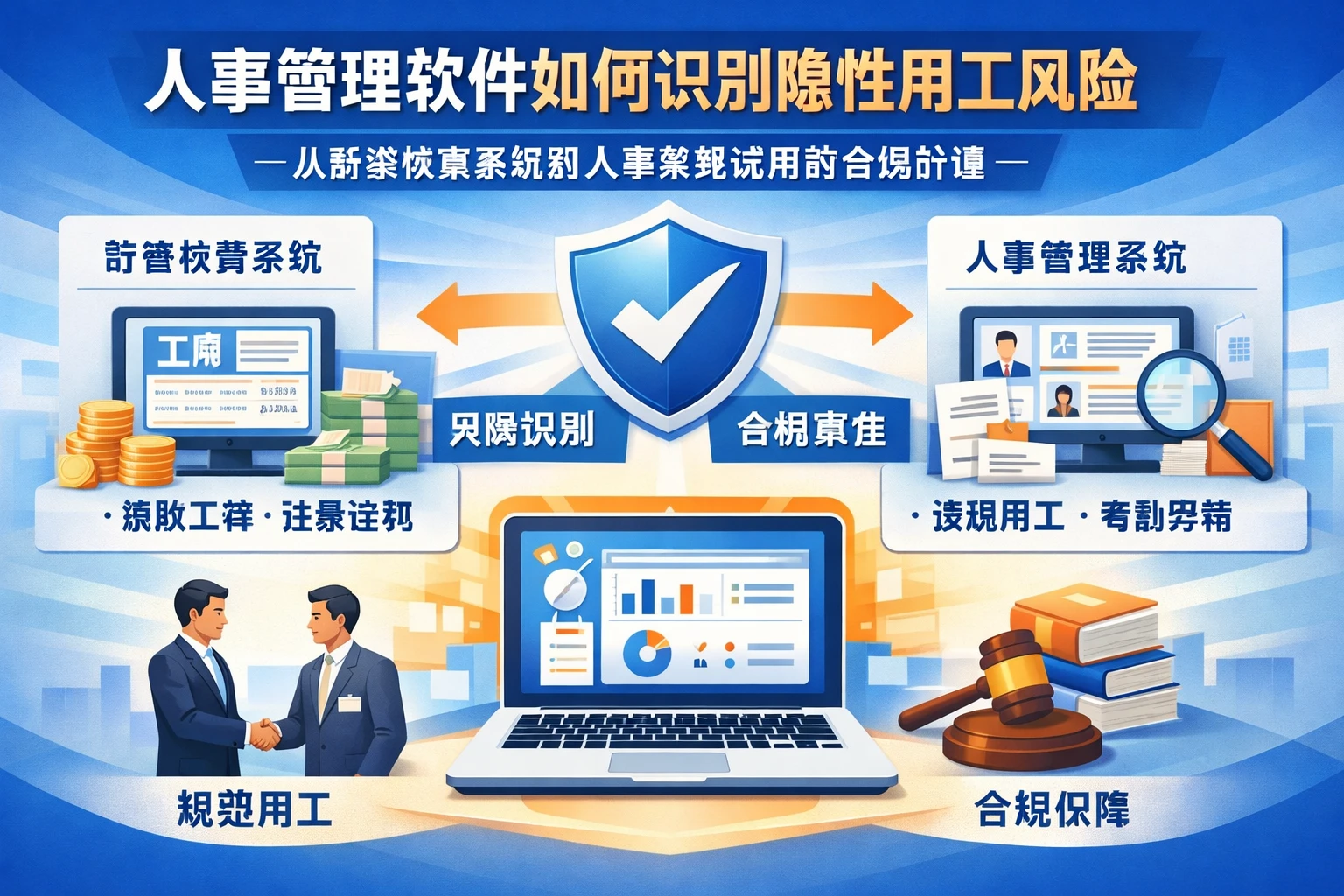 人事管理软件如何识别隐性用工风险：从薪资核算系统到人事系统试用的合规价值