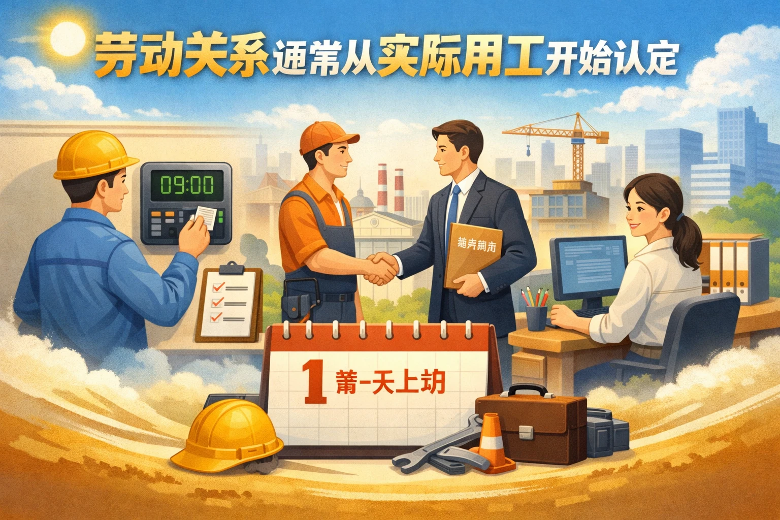 劳动关系通常从实际用工开始认定