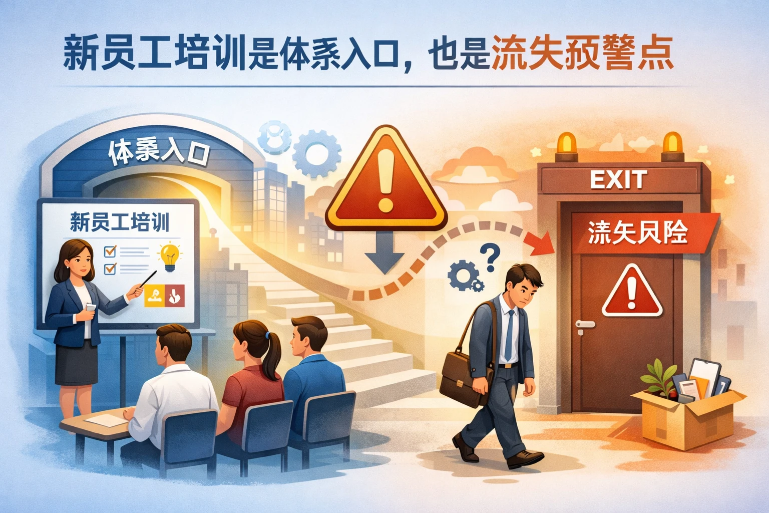 新员工培训是体系入口,也是流失预警点