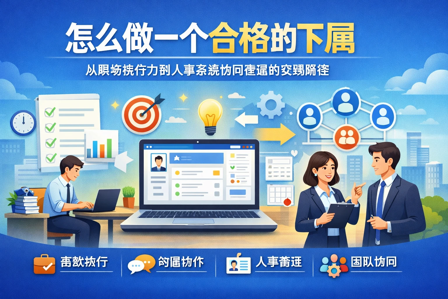 怎么做一个合格的下属：从职场执行力到人事系统协同管理的实践路径