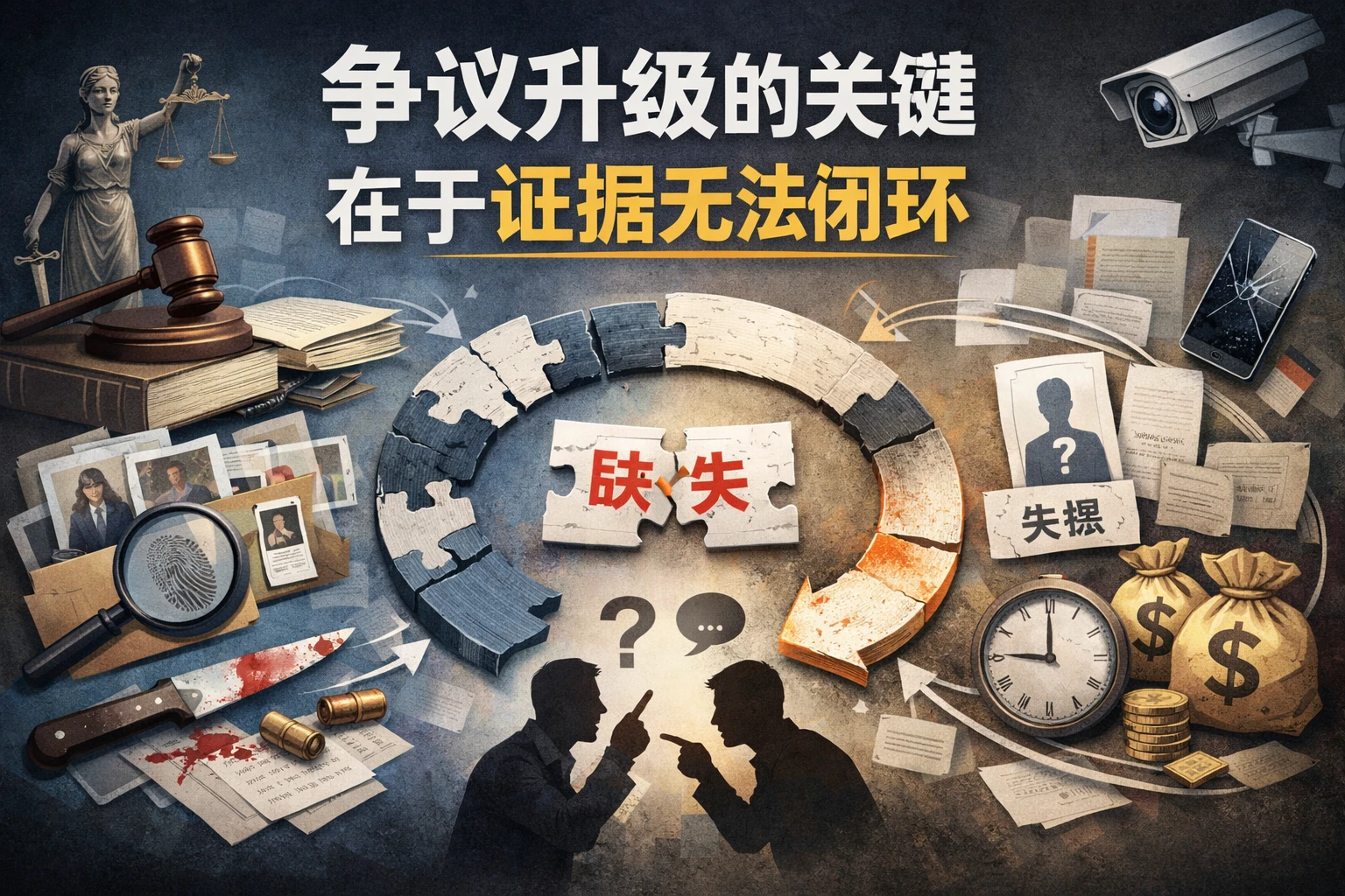 争议升级的关键,在于证据无法闭环