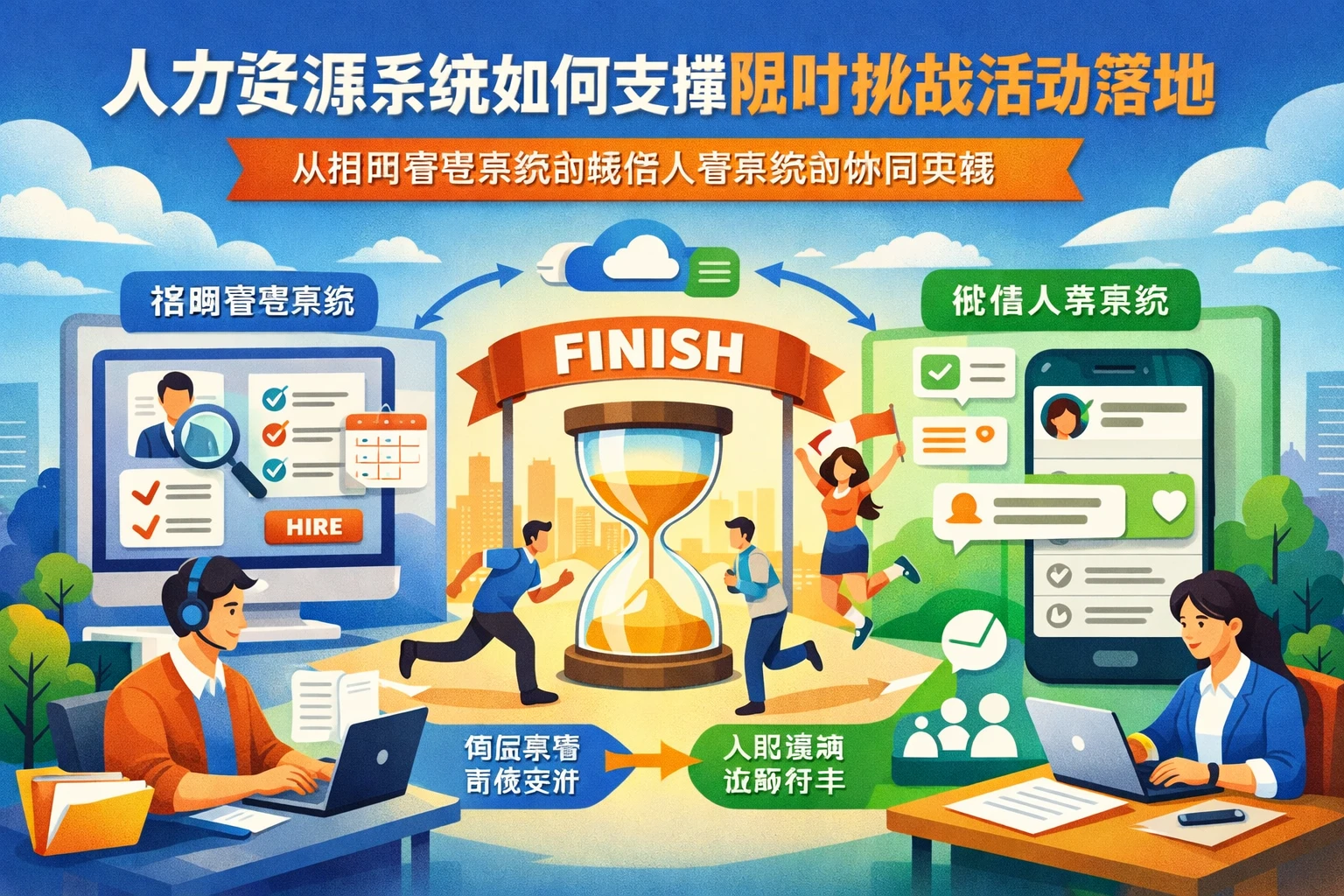 人力资源系统如何支撑限时挑战活动落地：从招聘管理系统到微信人事系统的协同实践