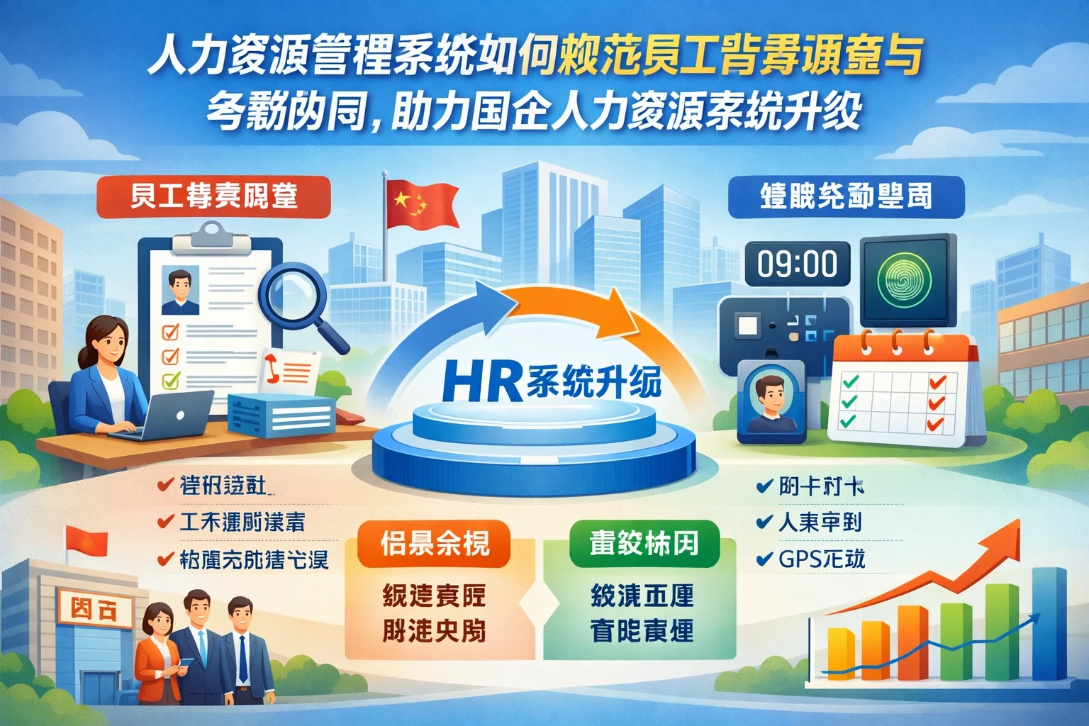 人力资源管理系统如何规范员工背景调查与考勤协同，助力国企人力资源系统升级