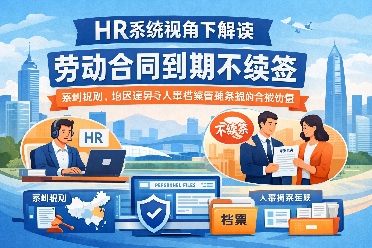 HR系统视角下解读劳动合同到期不续签：深圳规则、地区差异与人事档案管理系统的合规价值