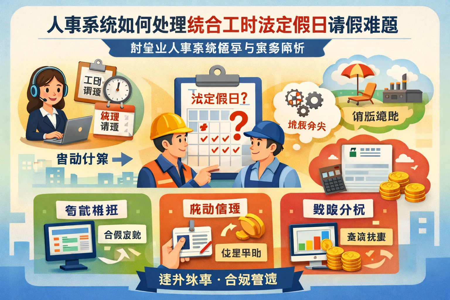 人事系统如何处理综合工时法定假日请假难题：制造业人事系统推荐与实务解析