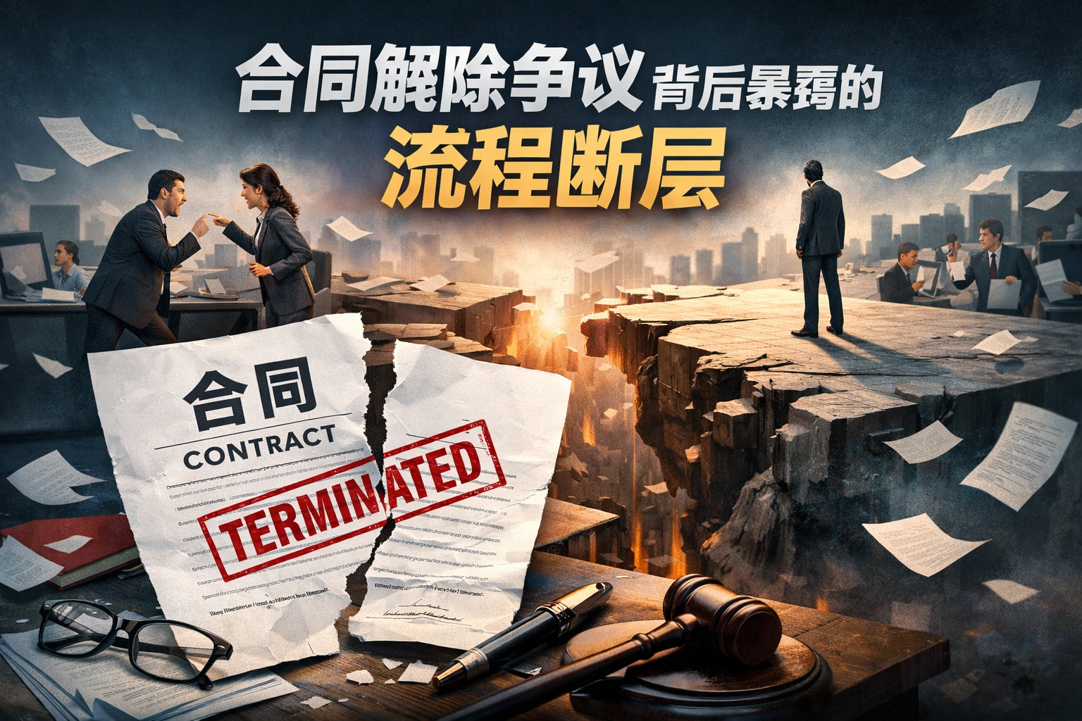 合同解除争议背后暴露的是流程断层