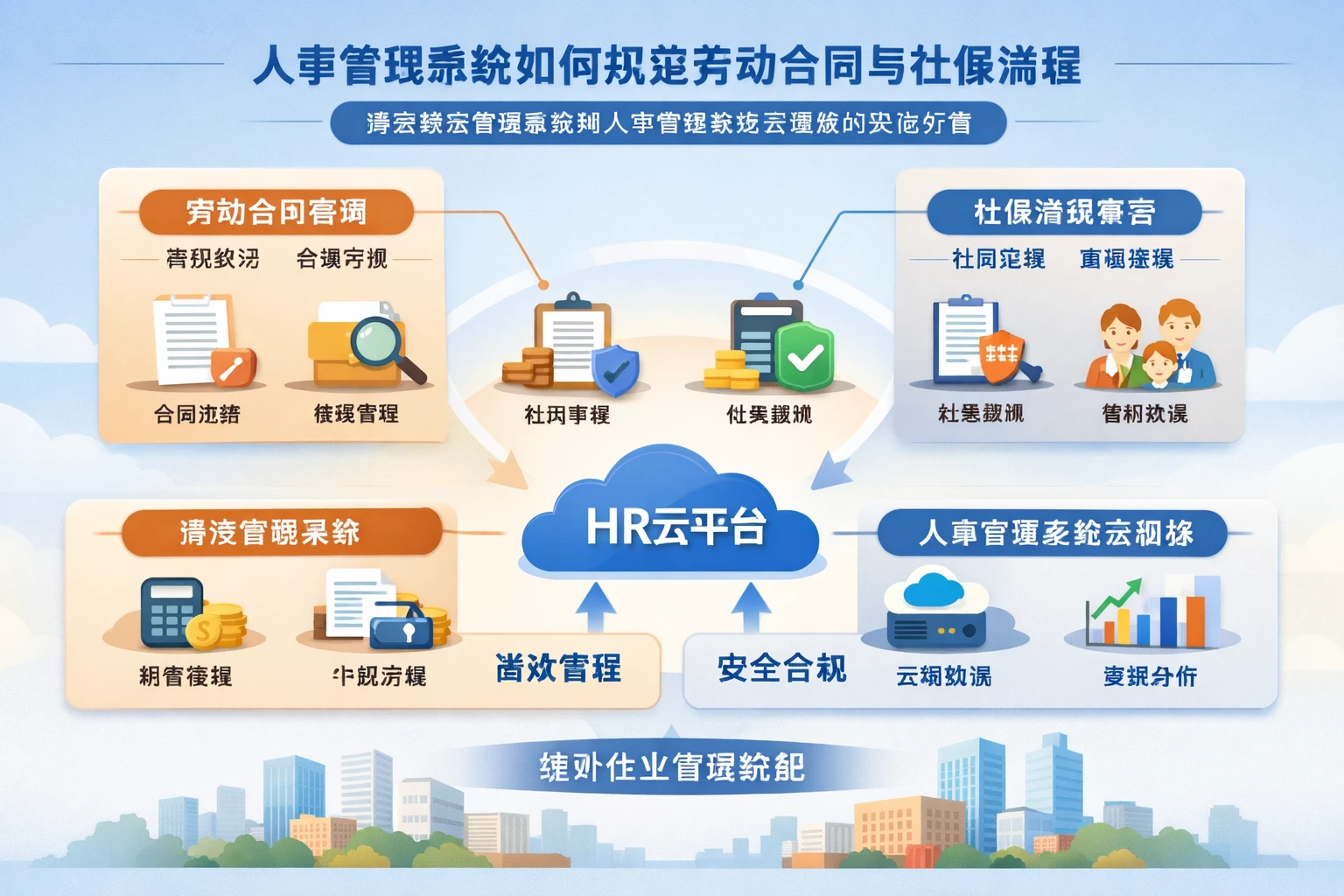 人事管理系统如何规范劳动合同与社保流程:兼谈薪资管理系统和人事管理系统云端版的落地价值