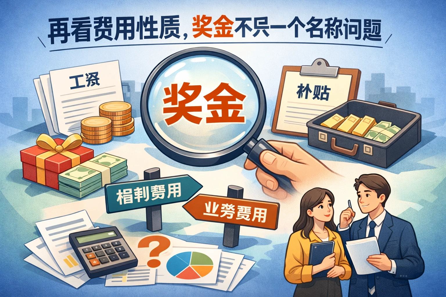 再看费用性质，奖金不只是一个名称问题