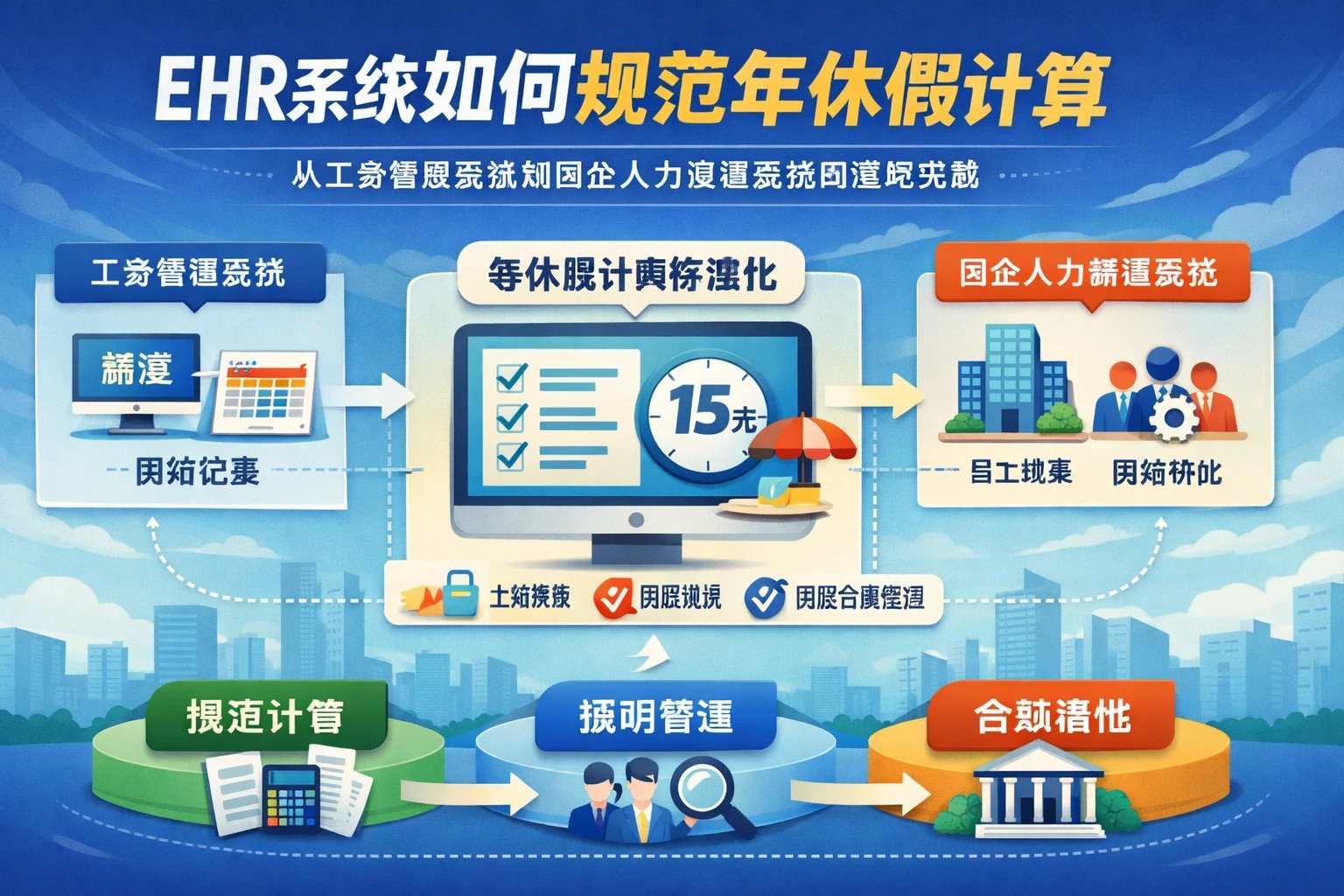 ehr系统如何规范年休假计算：从工资管理系统到国企人力资源系统的落地实践