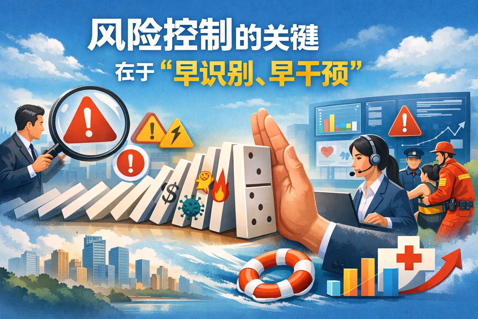 风险控制的关键，在于“早识别、早干预”