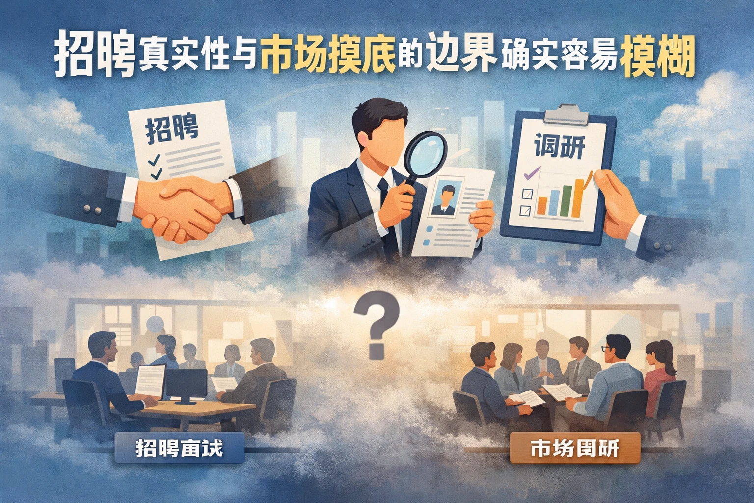 招聘真实性与市场摸底的边界确实容易模糊