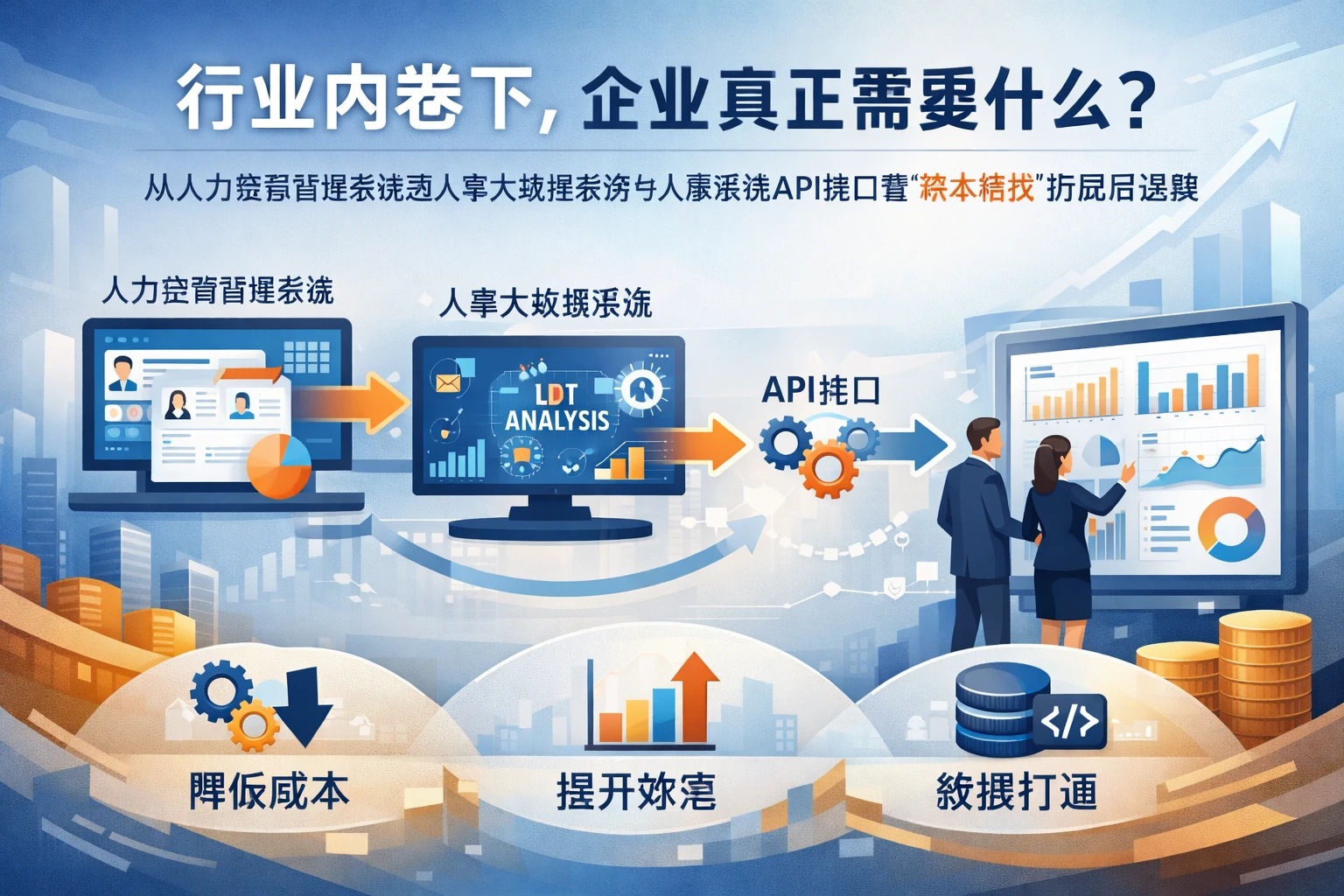 行业内卷下，企业真正需要什么？从人力资源管理系统到人事大数据系统与人事系统API接口看“降本增效”的底层逻辑