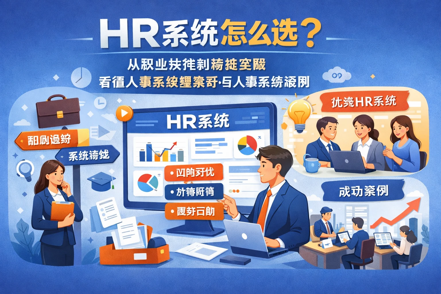 HR系统怎么选？从职业抉择到落地实践，看懂人事系统哪家好与人事系统案例