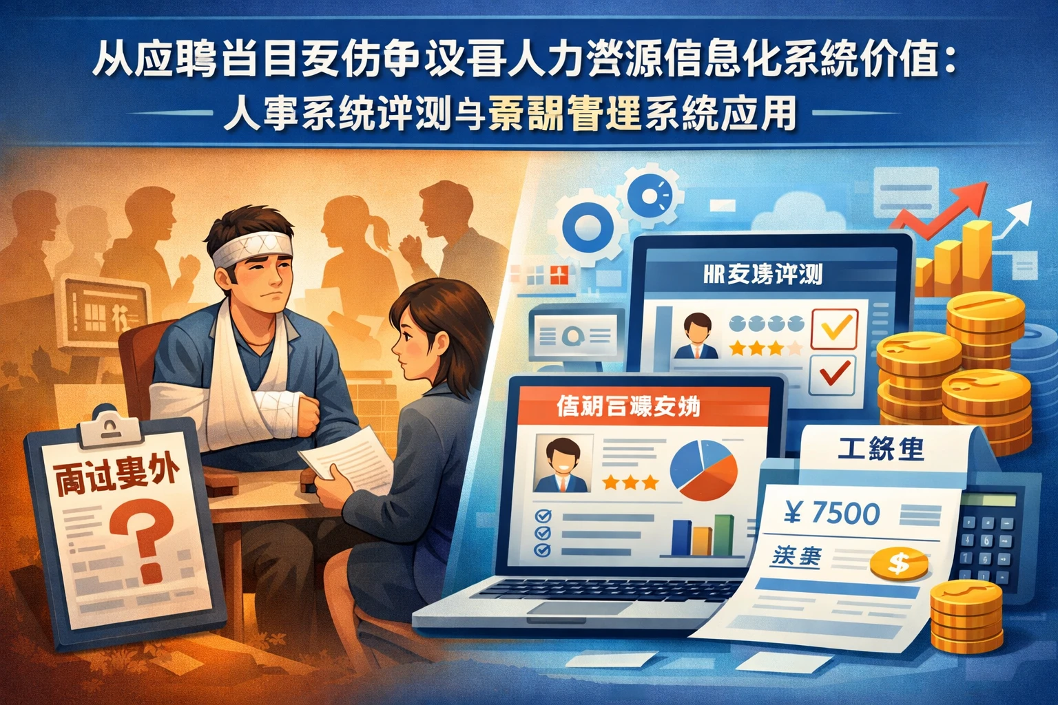 从应聘当日受伤争议看人力资源信息化系统价值：人事系统评测与薪酬管理系统应用