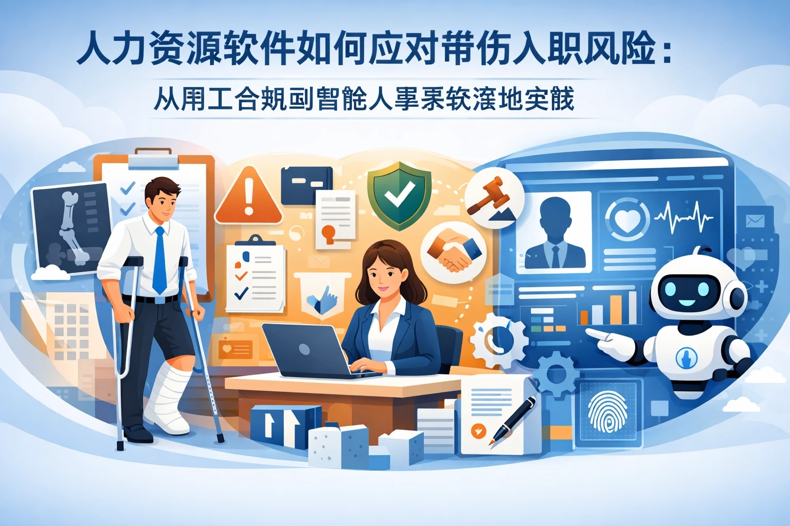 人力资源软件如何应对带伤入职风险：从用工合规到智能人事系统落地实践