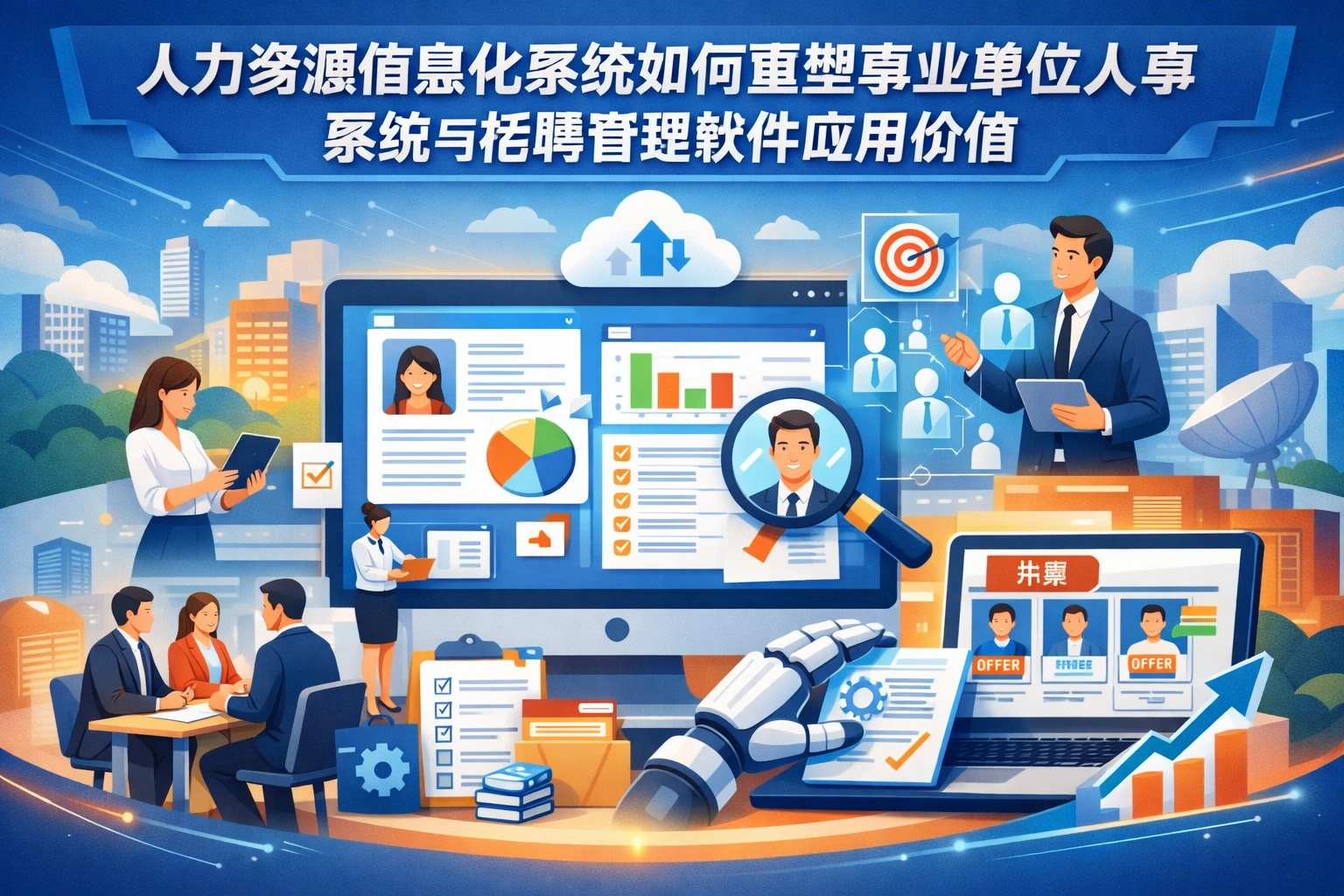 人力资源信息化系统如何重塑事业单位人事系统与招聘管理软件应用价值