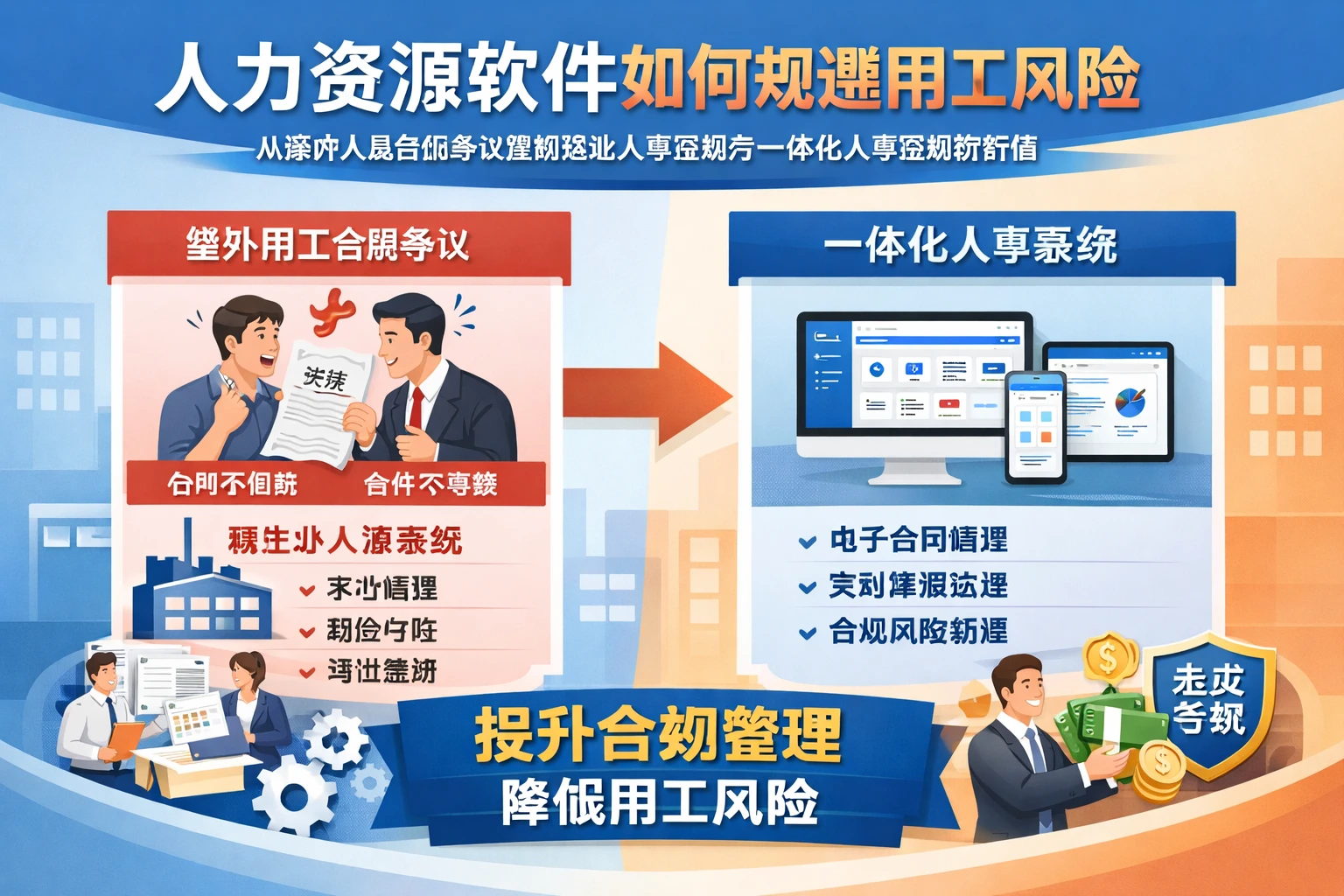 人力资源软件如何规避用工风险：从编外人员合同争议看制造业人事系统与一体化人事系统的价值