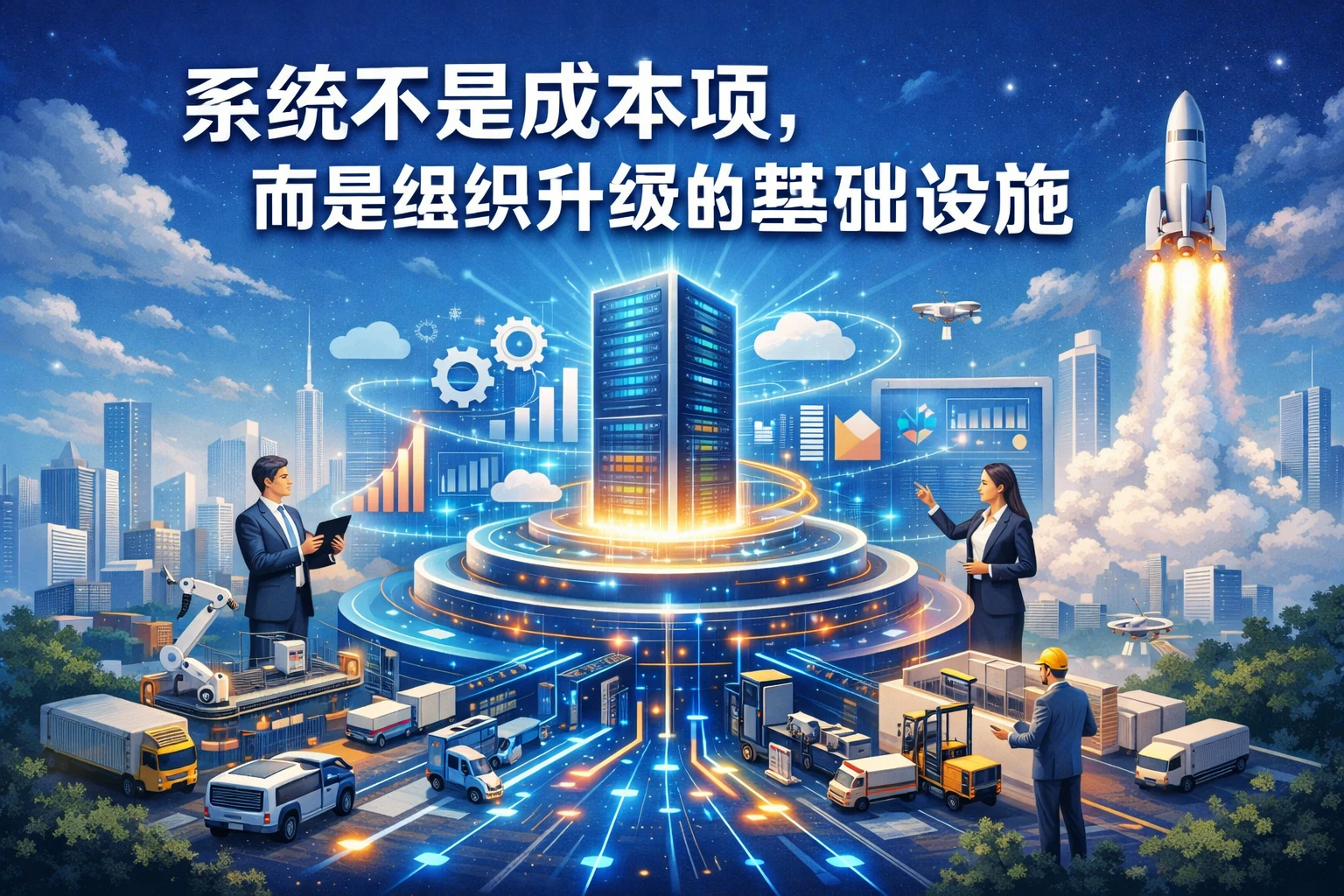 系统不是成本项，而是组织升级的基础设施