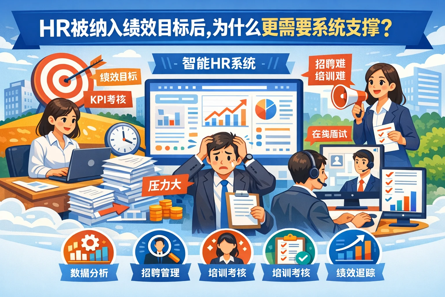 HR被纳入绩效目标后，为什么更需要系统支撑