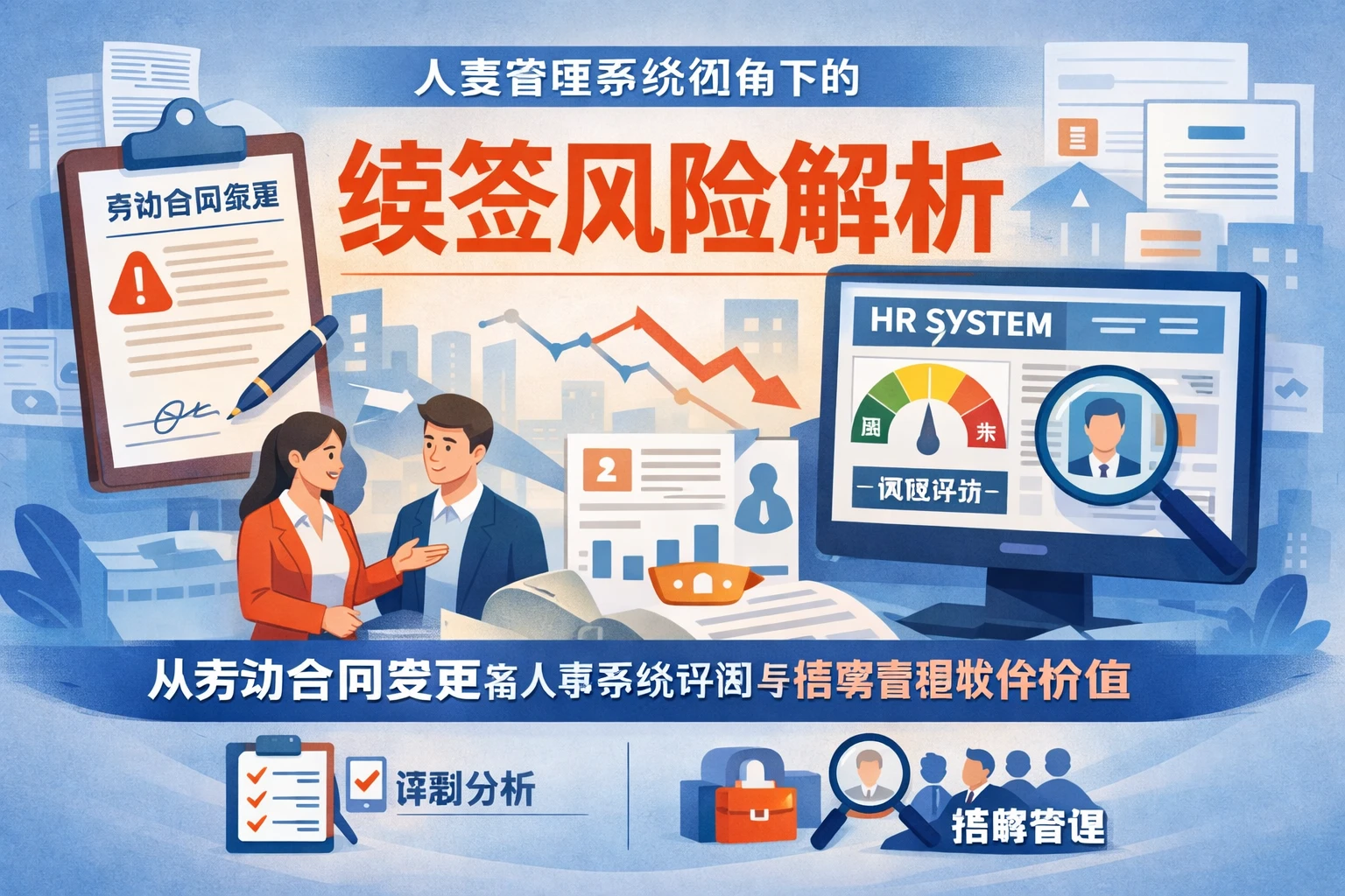 人事管理系统视角下的续签风险解析:从劳动合同变更看人事系统评测与招聘管理软件价值