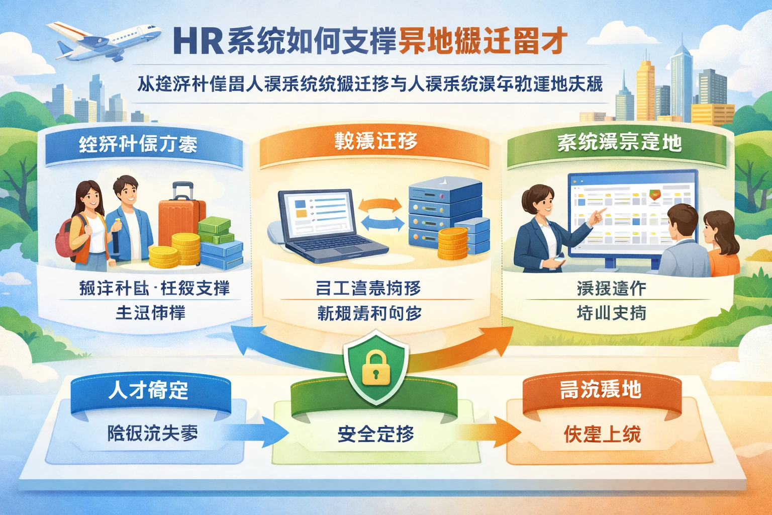 HR系统如何支撑异地搬迁留才：从经济补偿到人事系统数据迁移与人事系统演示的落地实践