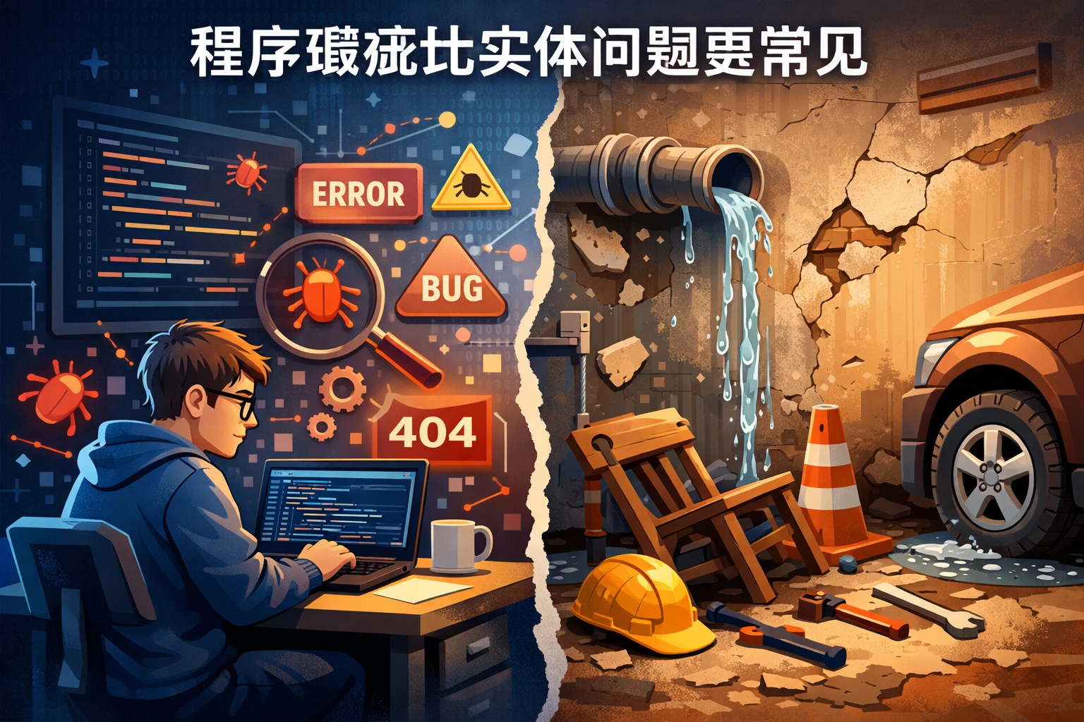 程序瑕疵比实体问题更常见
