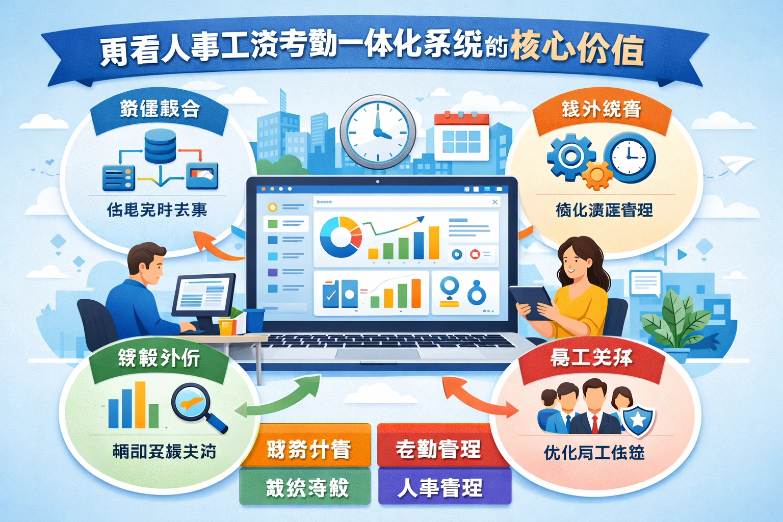 再看人事工资考勤一体化系统的核心价值