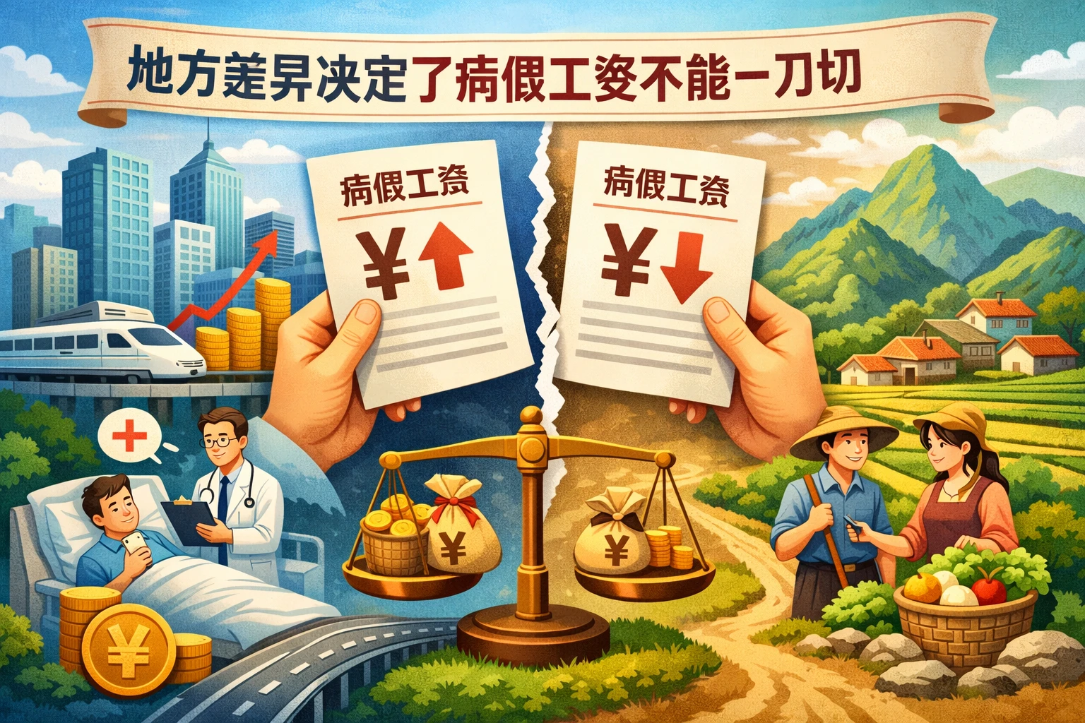 地方差异决定了病假工资不能一刀切