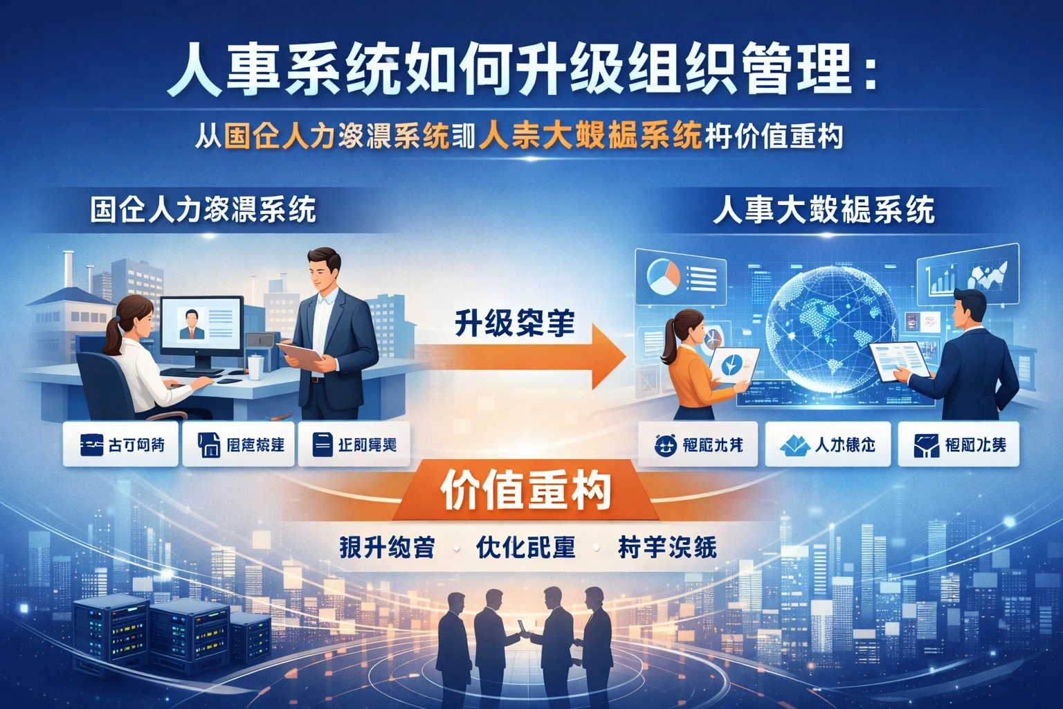 人事系统如何升级组织管理：从国企人力资源系统到人事大数据系统的价值重构