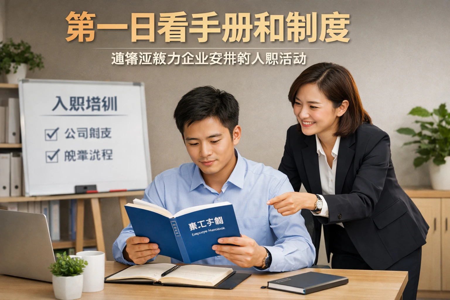 2. 第一日看手册和制度，通常应视为企业安排的入职活动