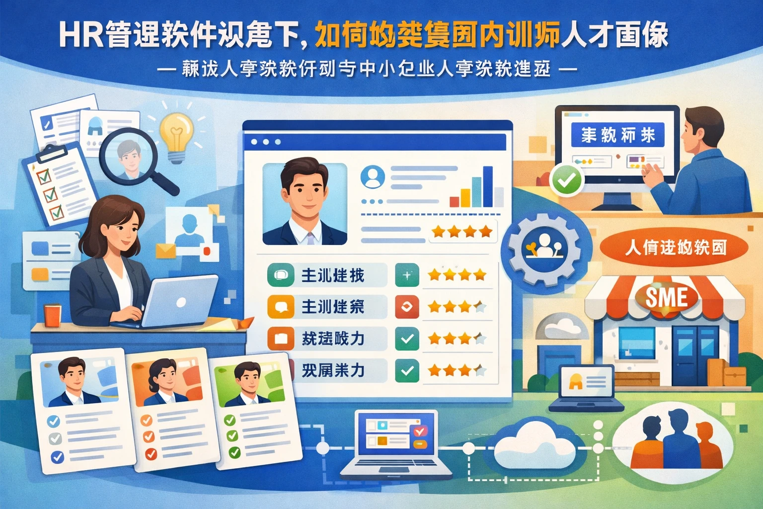 HR管理软件视角下,如何构建集团内训师人才画像:兼谈人事系统评测与中小企业人事系统选型